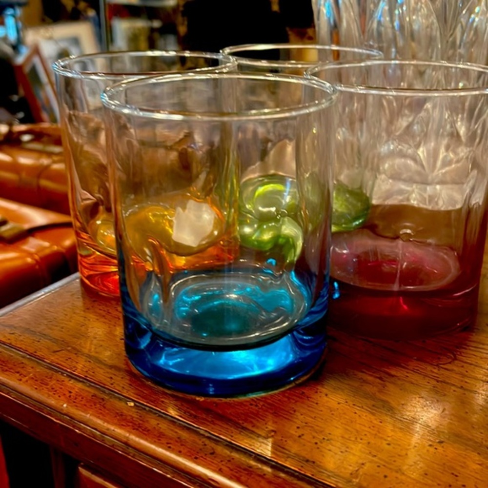 Vintage whiskey glasses